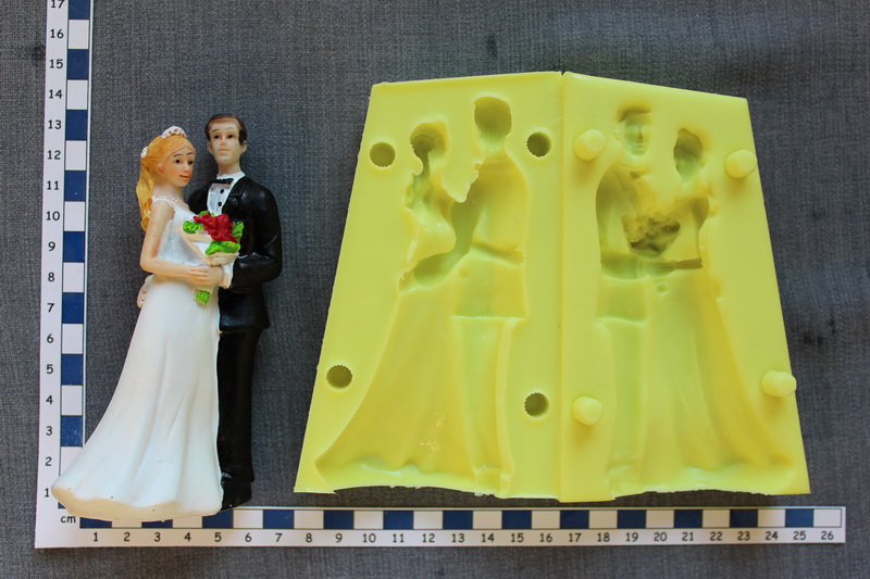 262-Mladomanželia 3D-silikonove formy OB